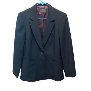 Vintage Levis Brown Polyester Blazer Jacket womens M